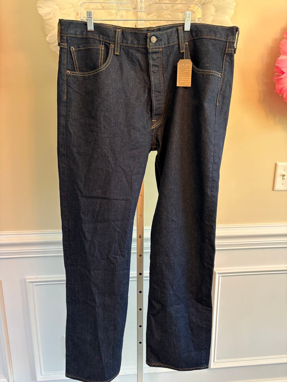 Levi's 501 Button Fly Straight Jeans Size 40x34 NWOT
